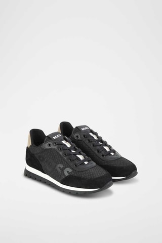 Baskets en cuir - Noir - Boss