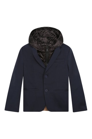Veste à capuche - Bleu marine - Boss