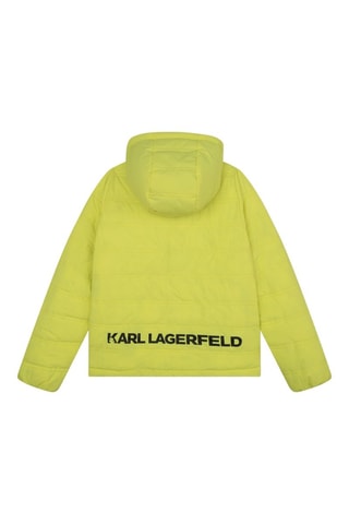 Doudoune réversible à capuche - Jaune et noir - Karl Lagerfeld