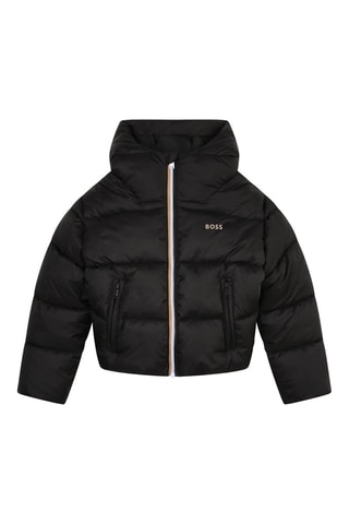 Doudoune à capuche - Noir - Boss