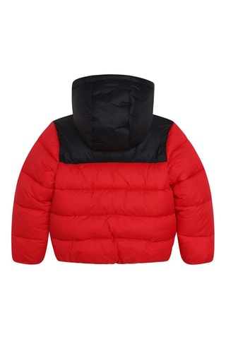 Doudoune matelassée à capuche - Rouge - Hugo