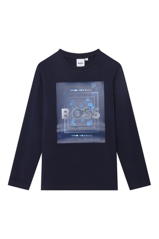 T-shirt - Bleu - Boss