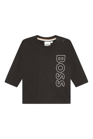 T-shirt manches longues - Noir - Boss