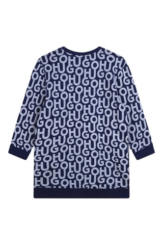Robe sweat - Bleu - Hugo