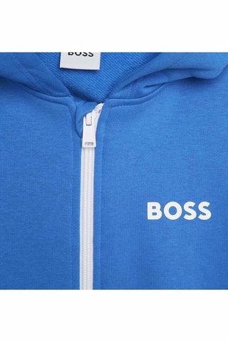 Sweat à capuche - Bleu - Boss