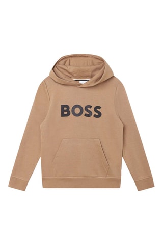 Sweat à capuche - Marron clair - Boss