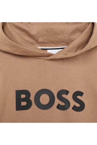 Sweat à capuche - Marron clair - Boss