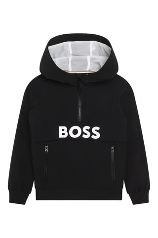 Sweat à capuche - Noir - Boss