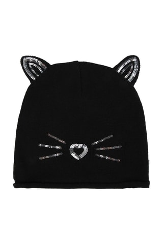 Bonnet à oreilles - Noir - Karl Lagerfeld