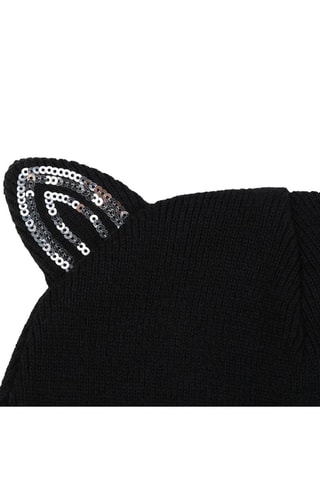 Bonnet à oreilles - Noir - Karl Lagerfeld
