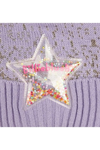Bonnet à pompons - Mauve - Billieblush