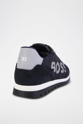Baskets en cuir - Bleu marine - Boss