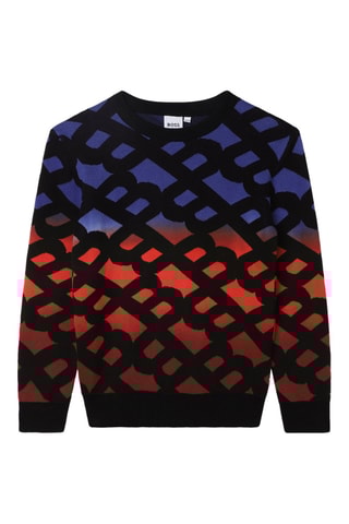 Pull - Noir et rouge - Boss