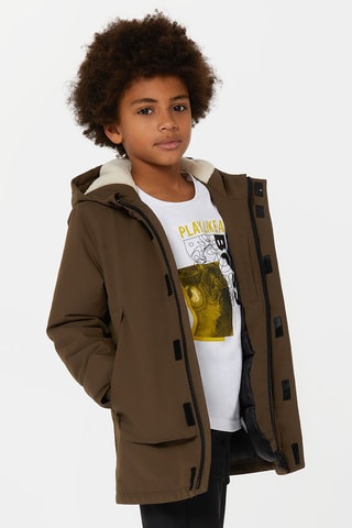 Parka à capuche - Marron - Boss