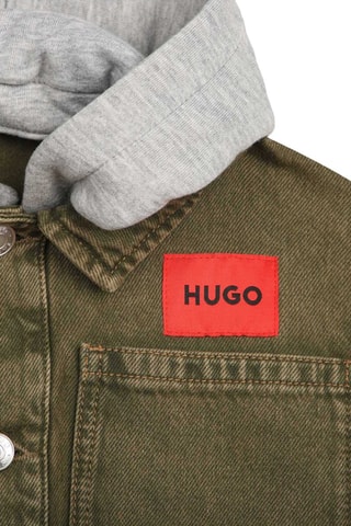 Surchemise en jean à capuche - Vert - Hugo