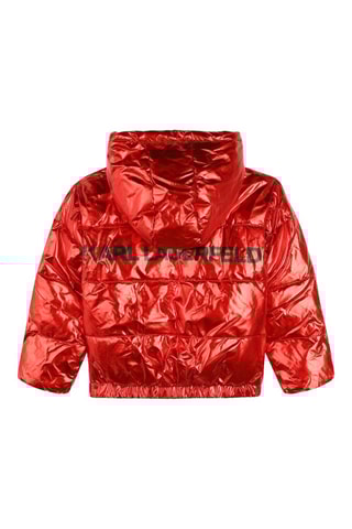 Doudoune à capuche - Rouge - Karl Lagerfeld