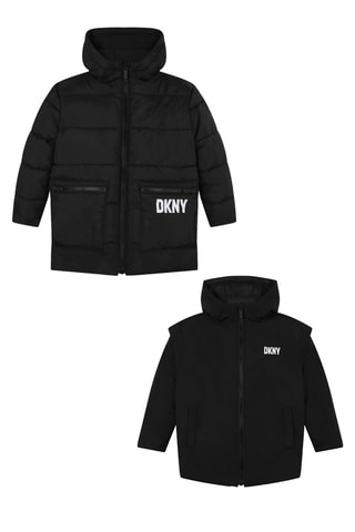 Parka réversible à capuche - Noir - DKNY