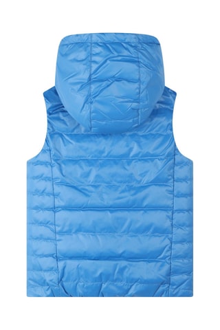 Doudoune à capuche sans manches réversible - Bleu - Boss