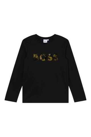 T-shirt slim - Noir - Boss
