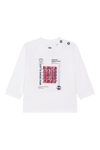 T-shirt en coton biologique - Blanc  - Timberland