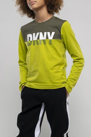 T-shirt en coton biologique - Vert - DKNY