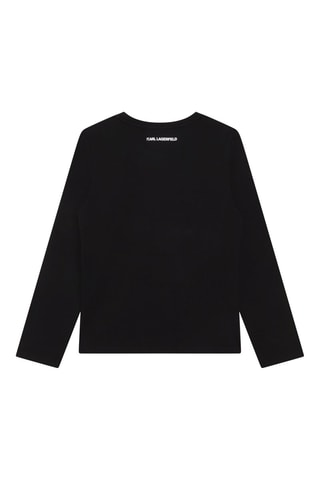 T-shirt en coton biologique - Noir - Karl Lagerfeld