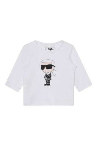 T-shirt et pantalon - Blanc et noir - Karl Lagerfeld
