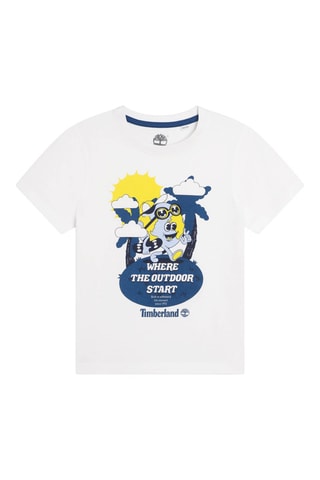 T-shirt en coton biologique Blanc - Timberland