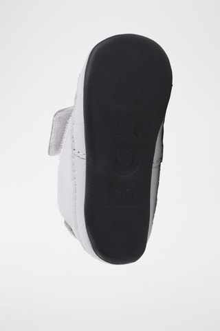 Chaussons en cuir - Gris - Boss