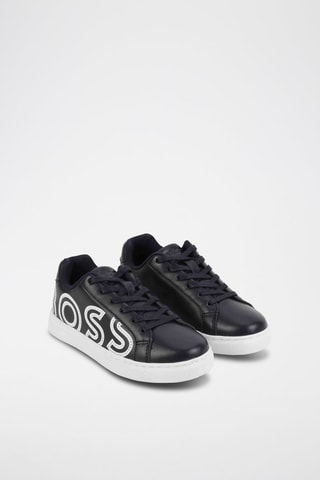 Baskets en cuir - Bleu - Boss