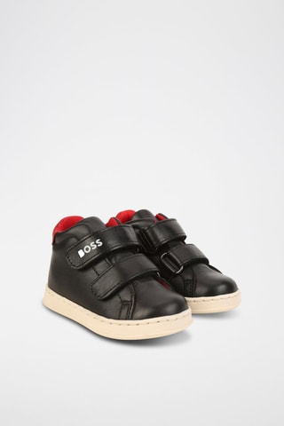 Baskets montantes en cuir - Noir - Boss
