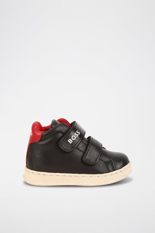 Baskets montantes en cuir - Noir - Boss