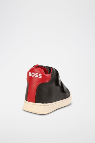 Baskets montantes en cuir - Noir - Boss