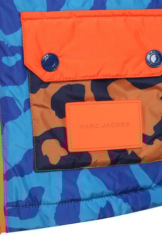 Veste de ski à capuche - Bleu et orange - The Marc Jacobs