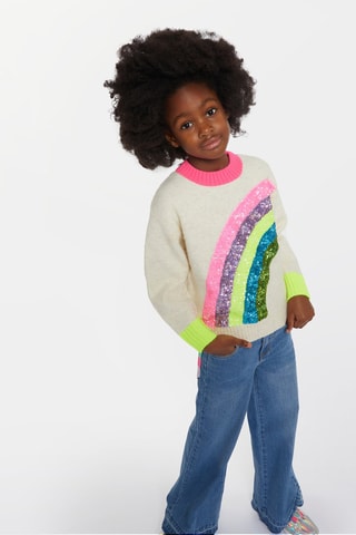 Pull - Ecru chiné - Billieblush