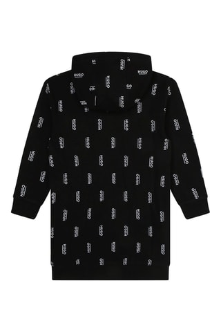 Robe sweat à capuche - Noir - Hugo