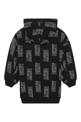 Robe à capuche - Noir et blanc - DKNY