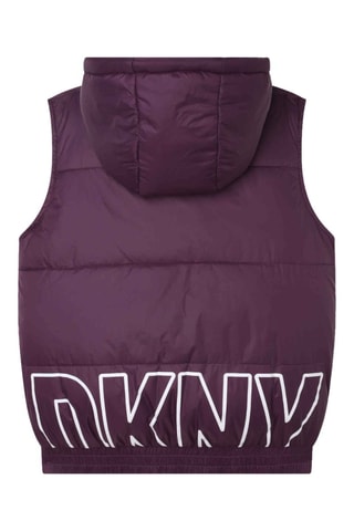 Doudoune réversible sans manches - Violet et rose - DKNY