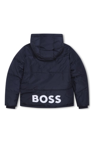 Doudoune à capuche - Bleu marine - Boss