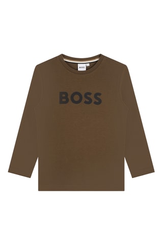 T-shirt regular - Marron - Boss