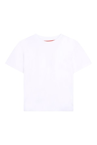 T-shirt en coton biologique - Blanc - Hugo