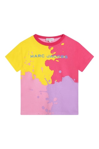 T-shirt en coton biologique - Rouge et jaune - the Marc Jacobs