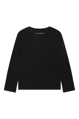 T-shirt en coton biologique - Noir - Karl Lagerfeld