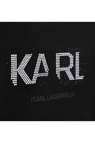 T-shirt en coton biologique - Noir - Karl Lagerfeld