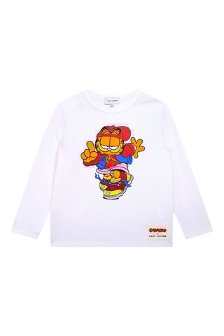 T-shirt en coton biologique Garfield - Blanc - Marc Jacobs