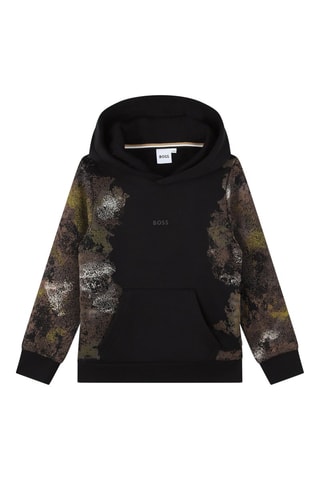 Sweat à capuche - Noir - Boss
