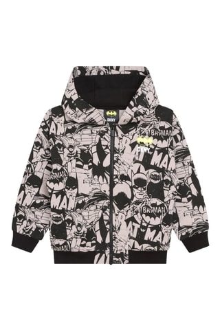 Sweat à capuche Batman La Ligue des Justiciers DC Comics - Noir et beige - DKNY