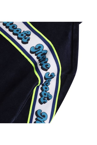 Sweat à capuche en velours - Bleu - Marc Jacobs