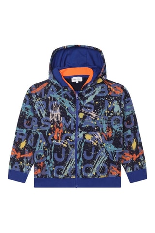 Sweat à capuche - Bleu et orange - The Marc Jacobs
