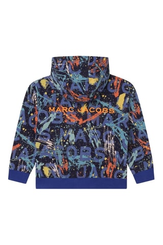 Sweat à capuche - Bleu et orange - The Marc Jacobs
